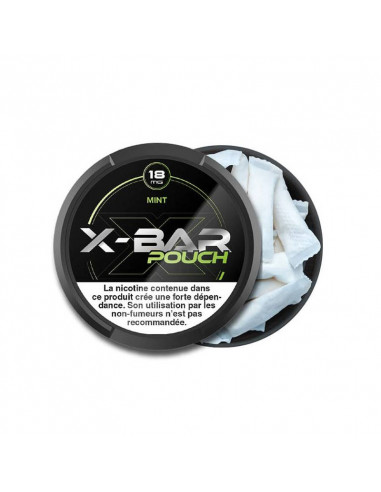 Mint sachets de nicotine | X-Bar Pouch