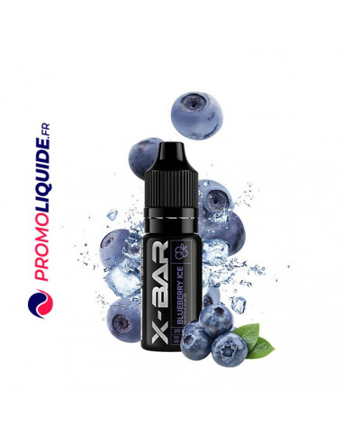 E liquide Blueberry 10 ml X-Bar - Myrtille Glacé