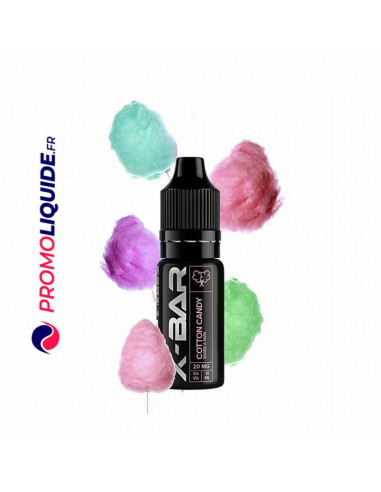 E-liquide Cotton Candy 10 ml X-Bar - Barbe à Papa