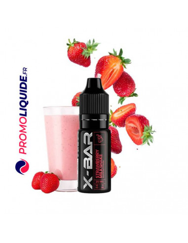 E-liquide Strawberry Milkshake 10 ml X-Bar - Milkshake fraise