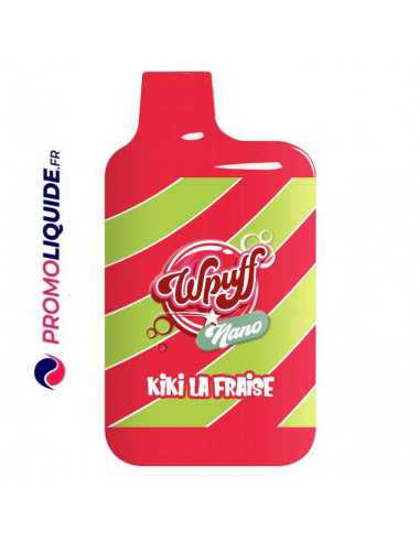 Puff Kiki La Fraise - Wpuff Nano Liquideo