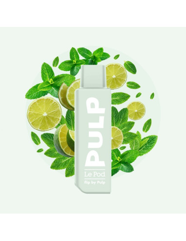 Cartouche - Citron Vert Menthe - Le Pod Flip By Pulp