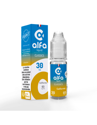 E-liquide Classic California 10 ml  - Alfaliquid